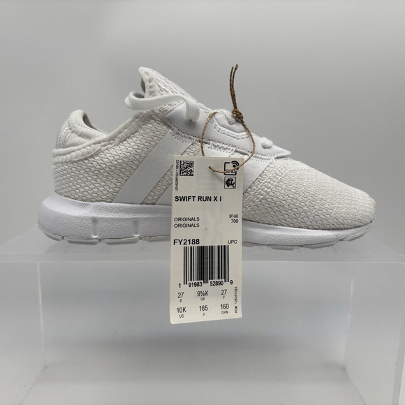 Adidas Swift Run X Kids White Size 10K - Picture 5 of 9